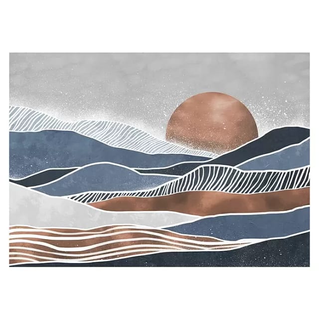 Komar Vliestapete Shades of Greece 350 cm x 250 cm Mehrfarbig