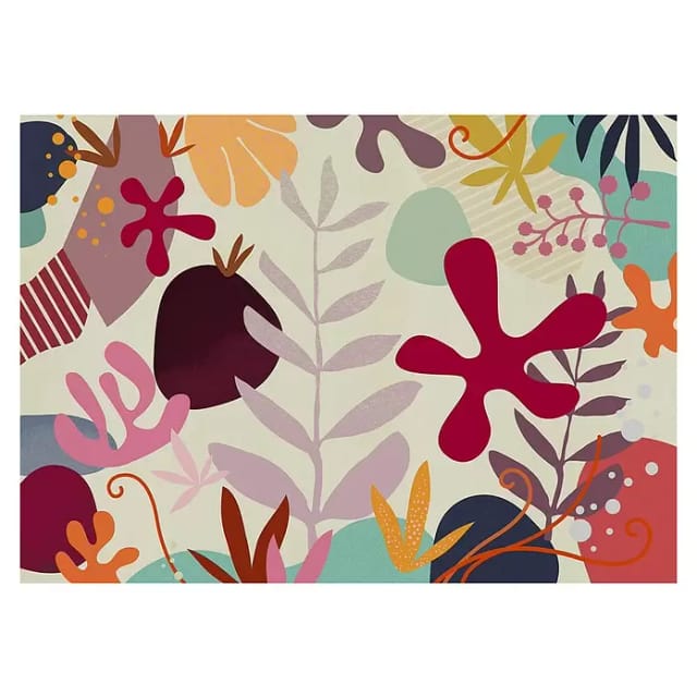 Komar Vliestapete Happy Corals 350 cm x 250 cm Bunt