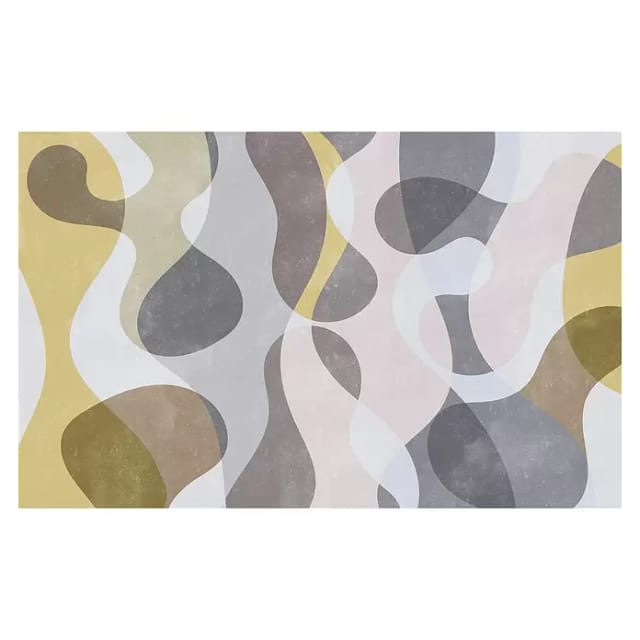 Komar Vliestapete Flux Meditation 400 cm x 250 cm Mehrfarbig