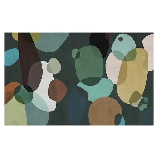 Komar Vliestapete Form Symbiotic 400 cm x 250 cm Grün