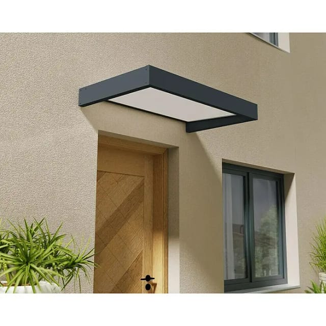 Canopia Vordach Sophia 17 cm x 160 cm x 95 cm Anthrazit