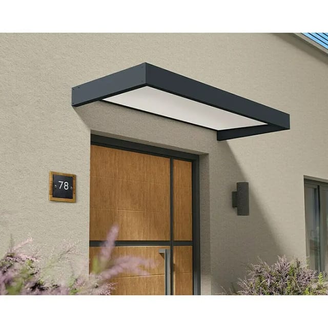 Canopia Vordach Sophia 17 cm x 215 cm x 95 cm Anthrazit