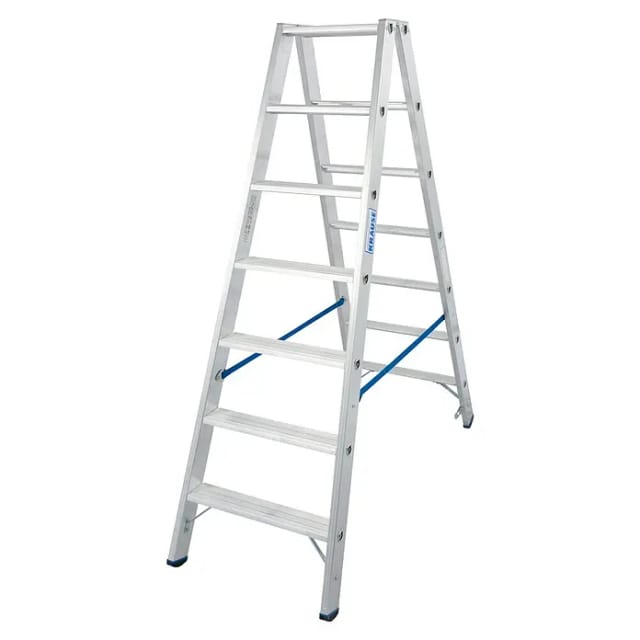 Krause Stabilo Stufen-Doppel-Leiter 2 x 7 Stufen