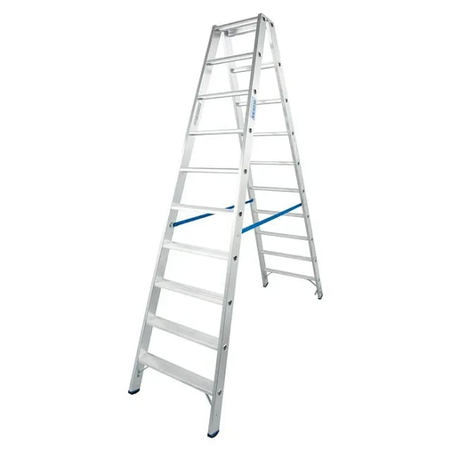 Krause Stabilo Stufen-Doppel-Leiter 2 x 10 Stufen