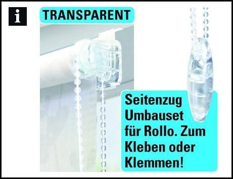 Gardinia Design-Set für EasyFix Rollo Transparent