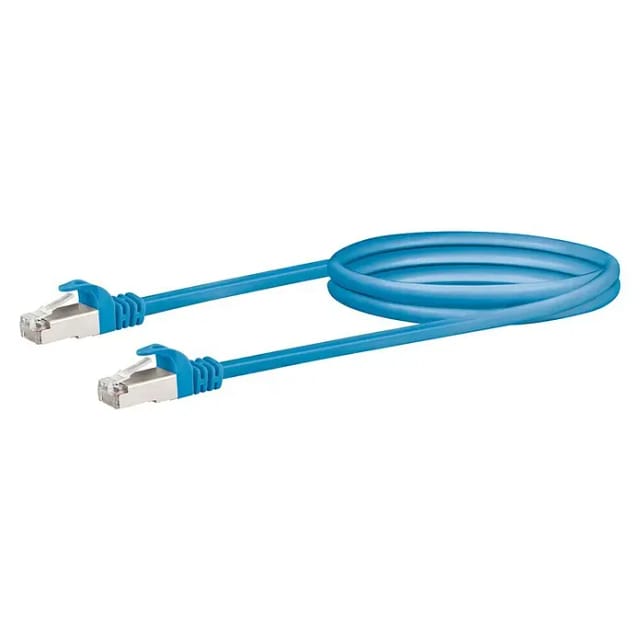 Schwaiger Lan-Netzwerkkabel mit 1000 Mbits Datentransferrate 1 m Blau