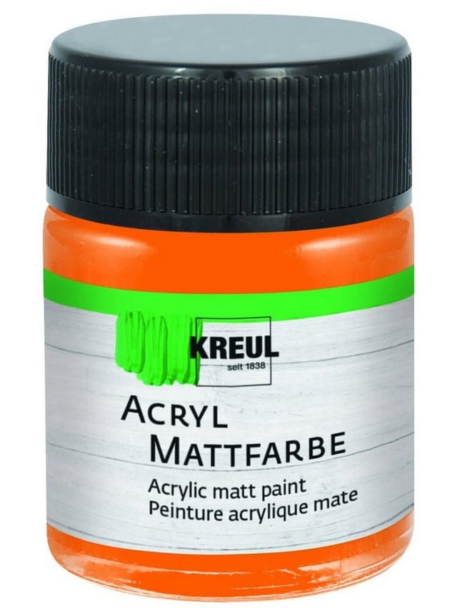 Kreul Acryl Farbe Matt Orange 50 ml