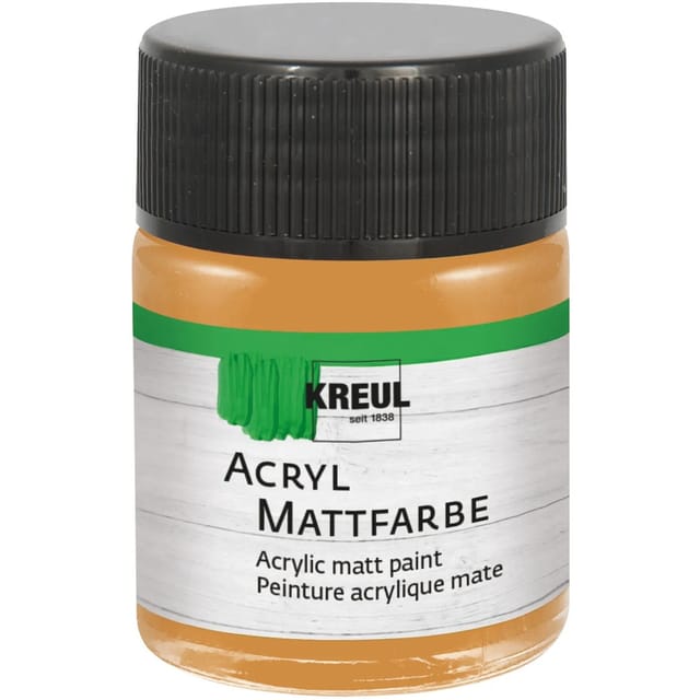 Kreul Acryl Farbe Matt Ocker 50 ml