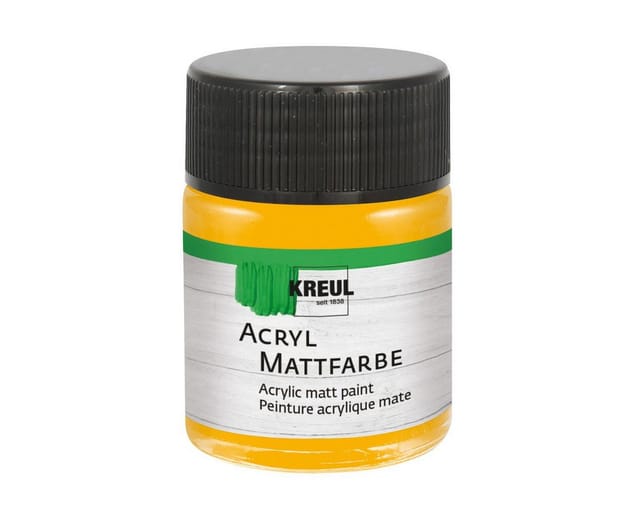 Kreul Acryl Farbe Matt Goldgelb 50 ml