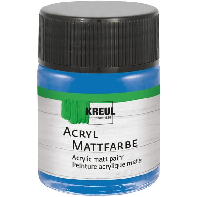 Kreul Acryl Farbe Matt Enzianblau 50 ml
