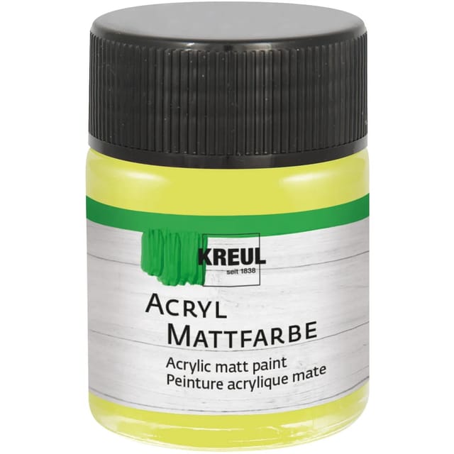 Kreul Acryl Farbe Matt Lemon 50 ml
