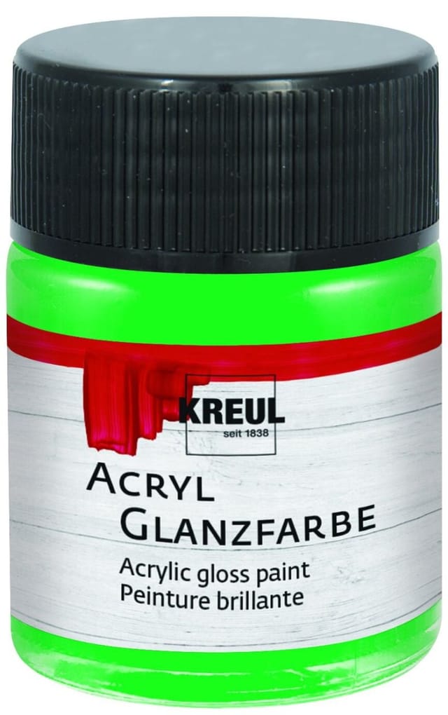 Kreul Acryl Farbe Glänzend Grün 50 ml