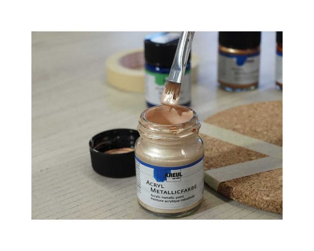 Kreul Acryl Farbe Metallic Silber 50 ml