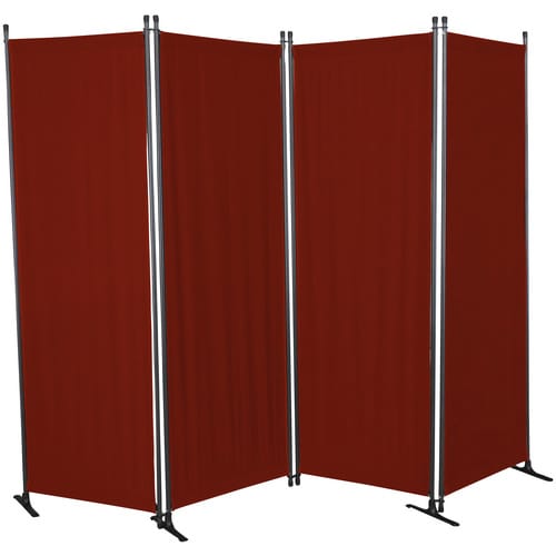 Angerer Paravent 4-tlg. Swingtex Bordeaux