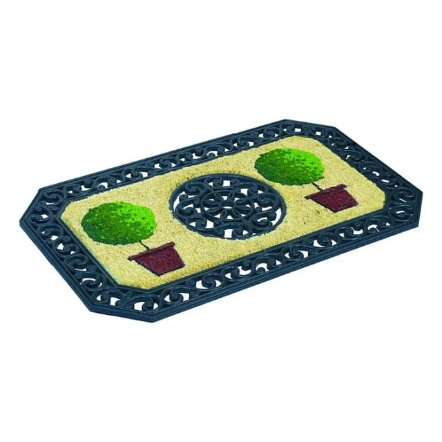 Astra Fußmatte Coco Twin 45 cm x 75 cm Bäume rund