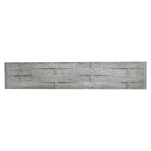 Betonzaun-Platte Flecht 200 cm x 38,5 cm x 3 cm