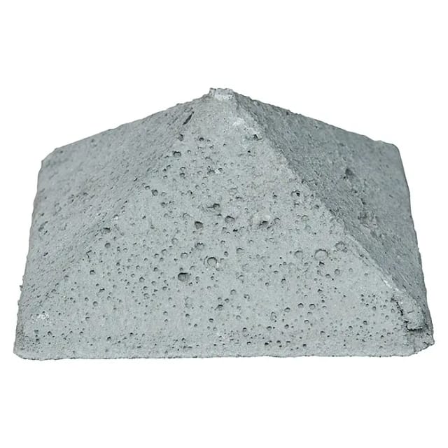 Betonzaun-Pfostenkappe einseitig 11 cm x 11 cm