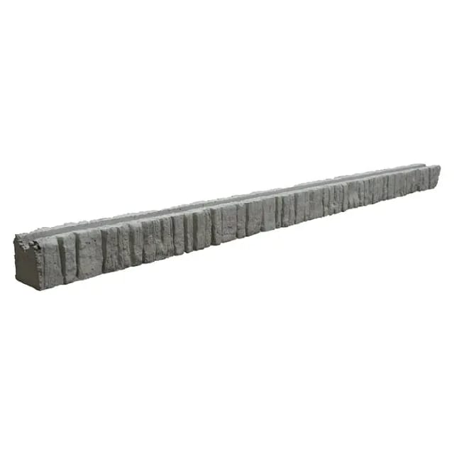Betonzaun-Anfangspfosten Nostalgie 275 cm