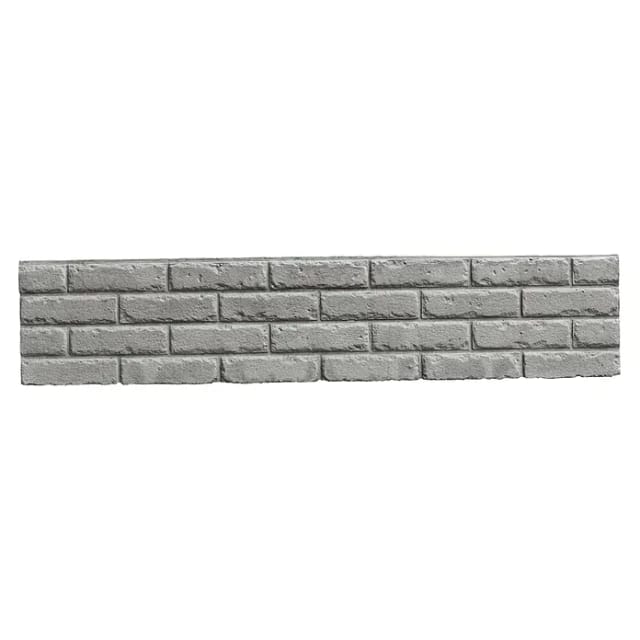Betonzaun-Platte Klassik-Stein 144 cm x 30 cm x 4,5 cm