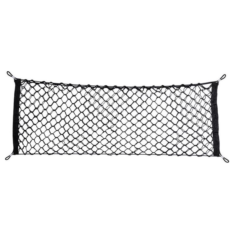 Gepäcknetz, Kofferraum-organizer-tasche, Gepäckaufbewahrungsnetz, 90 X 40 Cm, Schwarz, Universal Für Den Kofferraum (schwarz)