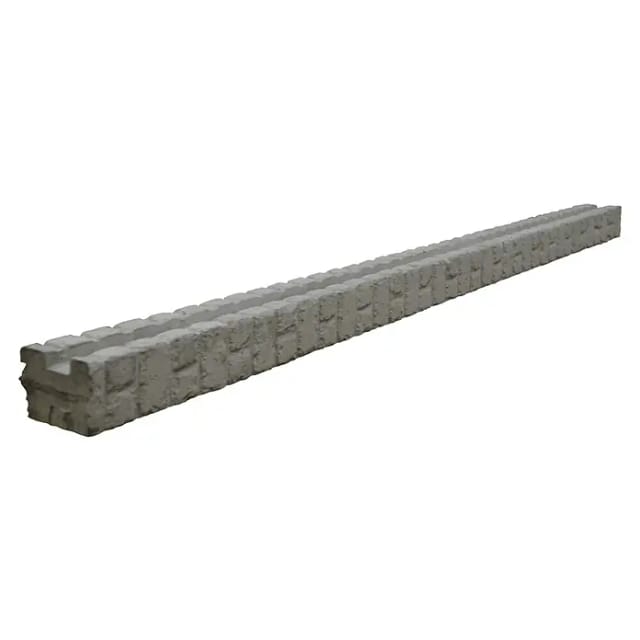 Betonzaun-Anfangspfosten Klassik-Stein 275 cm