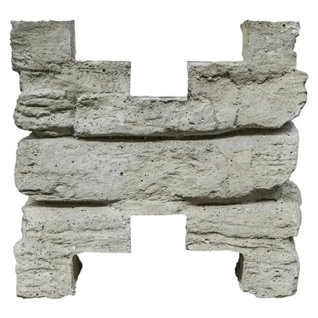 Betonzaun-Zwischenpfostenkappe Nostalgie 20 cm x 8 cm x 20 cm