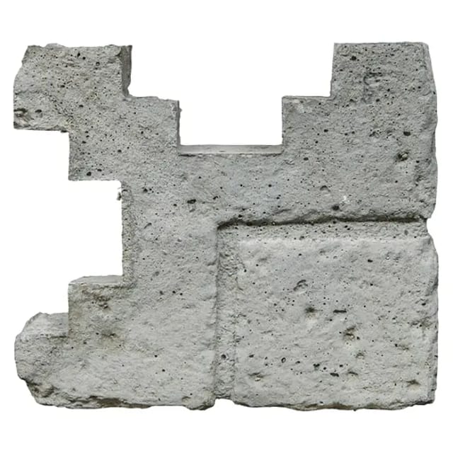 Betonzaun-Eckpfostenkappe Klassik-Stein 20 cm x 10 cm x 20 cm
