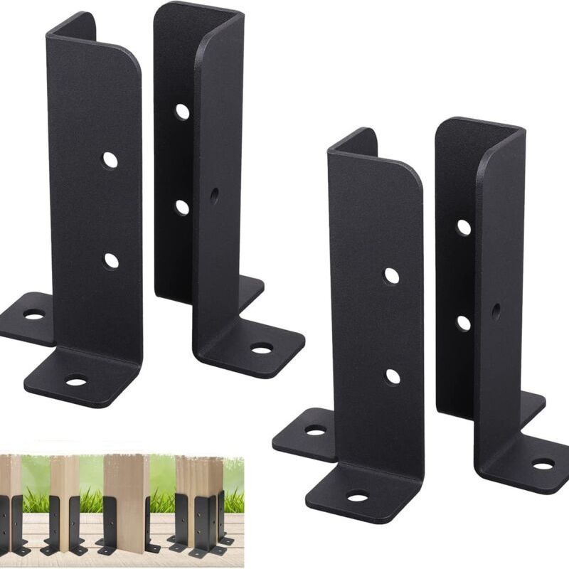 Verstellbare Terrassengeländerhalterung, Set Mit 4 Basisschienenhalterungen Für Pergola-stützen, Terrassengeländer, Briefkasten