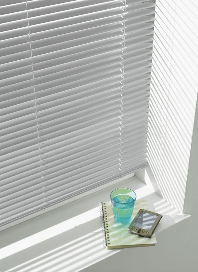 Gardinia Aluminium Jalousie 110 cm x 175 cm Silber