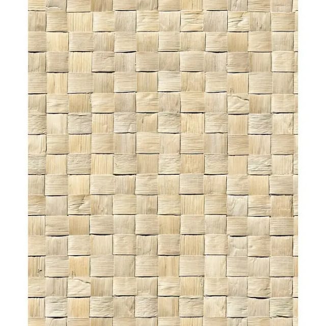 Marburg Vliestapete Geflochtene 3D-Rechtecke Modern 10,05 m x 0,53 m Weiß-Beige
