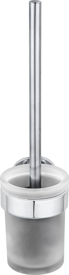 Wenko WC-Garnitur Maribor UV-Loc® Silber Glänzend