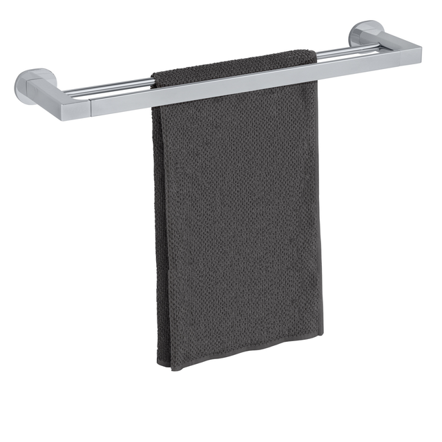 Wenko Badetuchstange Duo Maribor UV-Loc® 60 cm Silber Glänzend