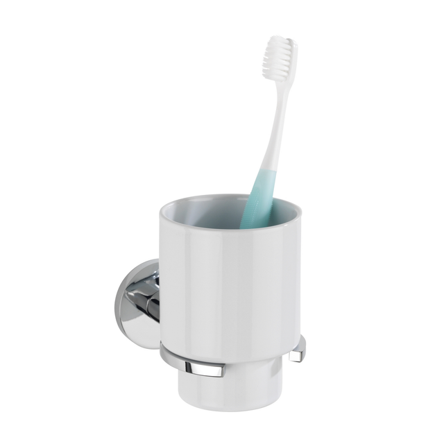 Wenko Zahnputzbecherhalter Isera UV-Loc® Silber Glänzend