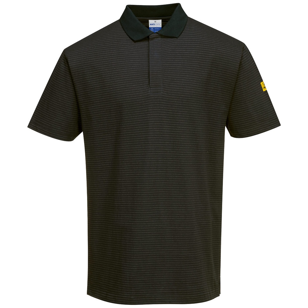 Polo Antistatique Esd - Taille L - Noir - Portwest