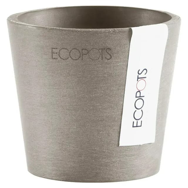Ecopots Pflanztopf Amsterdam Mini Taupe 8 cm x 7 cm
