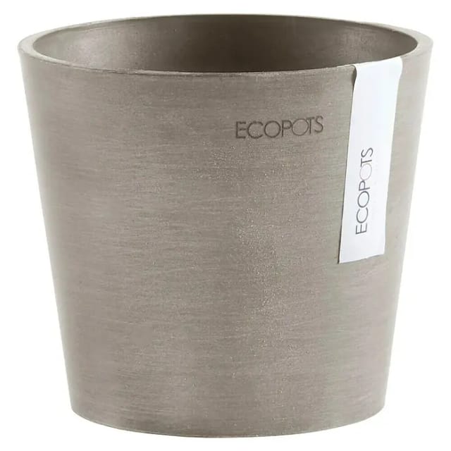 Ecopots Pflanztopf Amsterdam Mini Taupe 13 cm x 11,4 cm