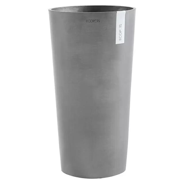 Ecopots Pflanztopf Amsterdam Halbhoch Grau 34 cm x 66 cm