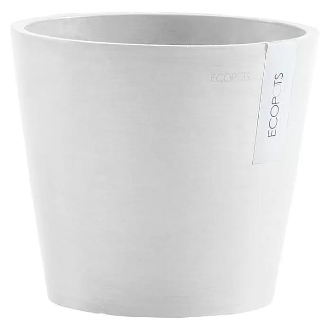 Ecopots Pflanztopf Amsterdam Weiß 20 cm x 17,5 cm