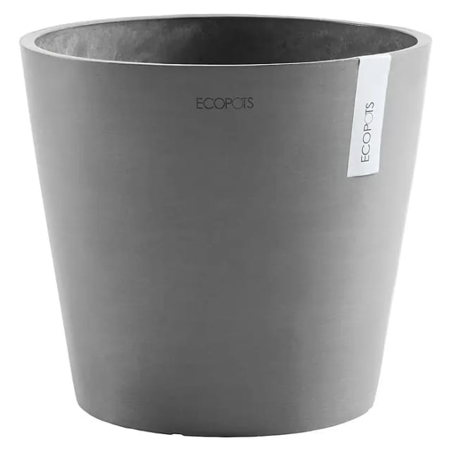 Ecopots Pflanztopf Amsterdam Grau 30 cm x 26 cm
