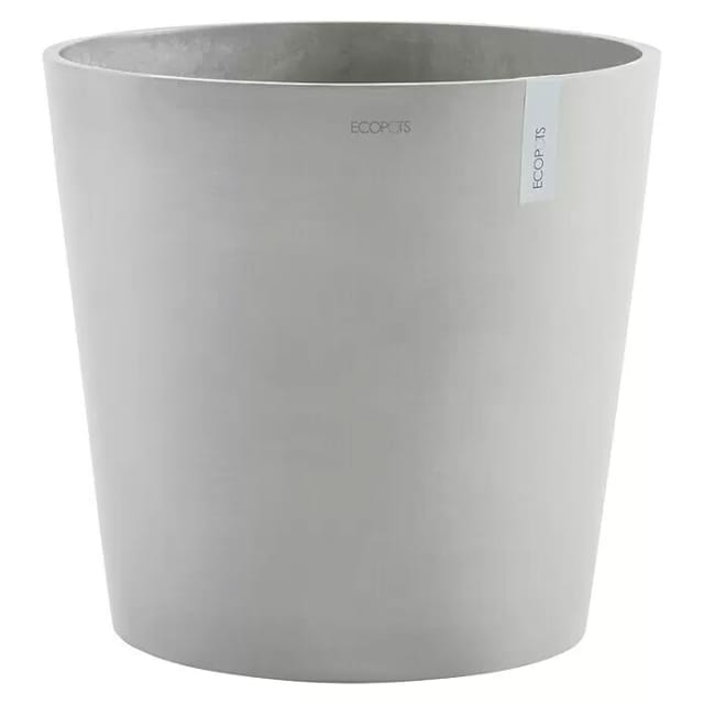 Ecopots Pflanztopf Amsterdam Weißgrau 50 cm x 43,8 cm