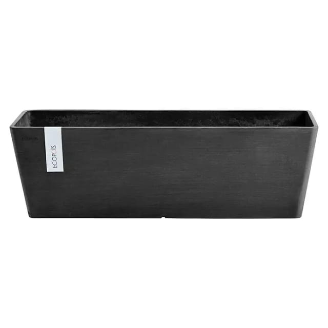 Ecopots Pflanztopf Bruges Dunkelgrau 45 cm x 17 cm