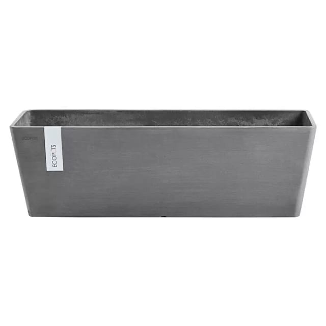Ecopots Pflanztopf Bruges Grau 55 cm x 17 cm