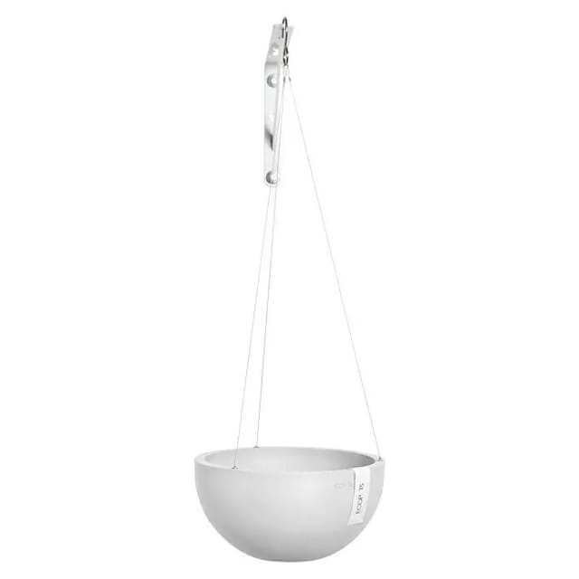 Ecopots Pflanztopf Brussels Hängend Weiß 26,5 cm x 13 cm