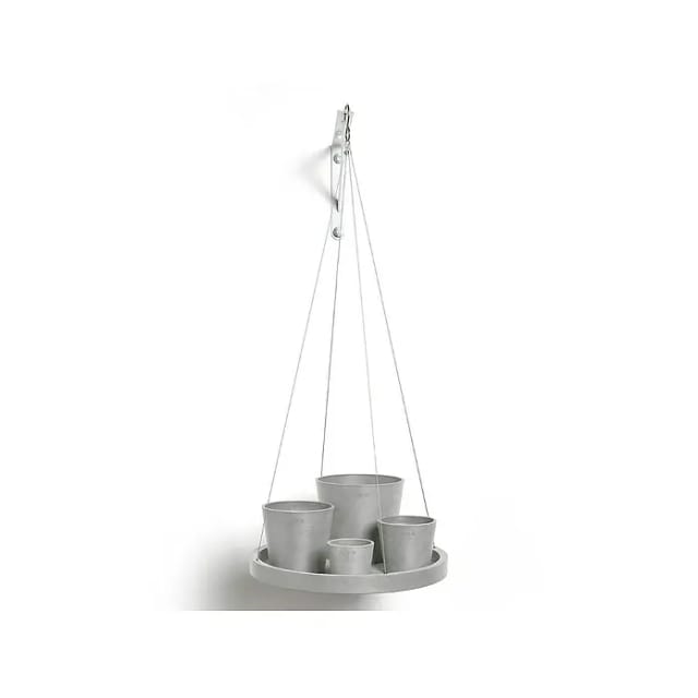 Ecopots Untersetzer Hängend Weißgrau 36 cm x 3 cm