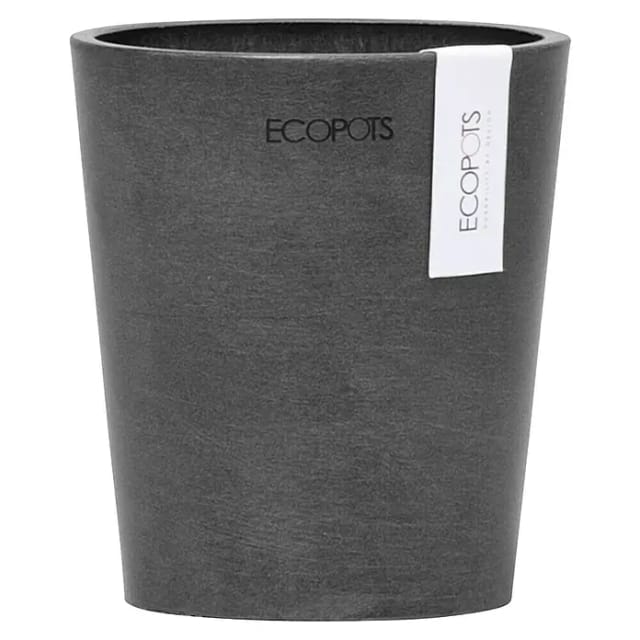 Ecopots Pflanztopf Morinda Dunkelgrau 11 cm x 12,4 cm