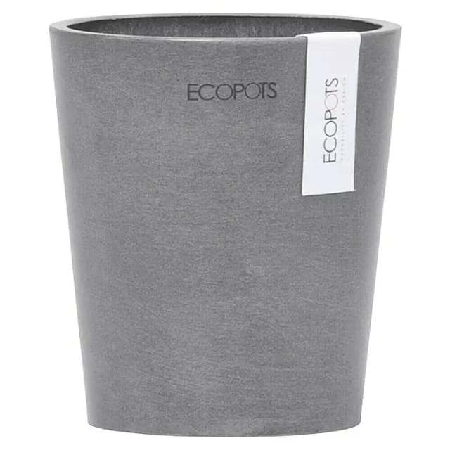 Ecopots Pflanztopf Morinda Grau 11 cm x 12,4 cm