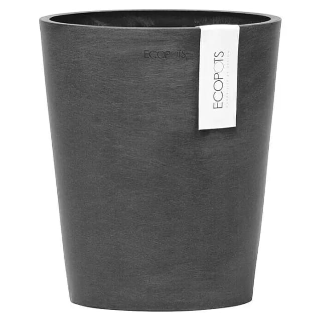 Ecopots Pflanztopf Morinda Dunkelgrau 17 cm x 19,2 cm