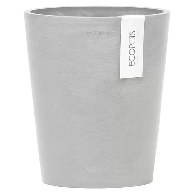 Ecopots Pflanztopf Morinda Weißgrau 17 cm x 19,2 cm