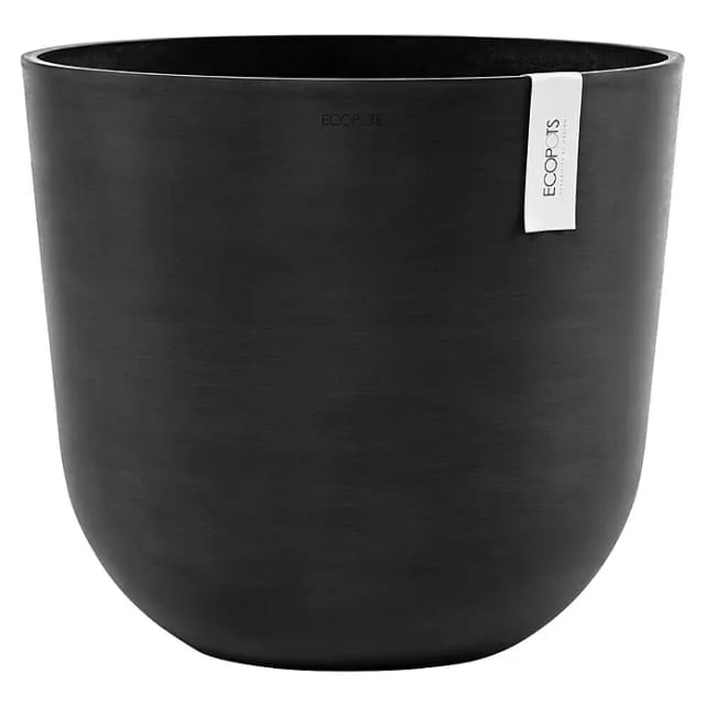 Ecopots Pflanztopf Oslo Dunkelgrau 45 cm x 39,2 cm