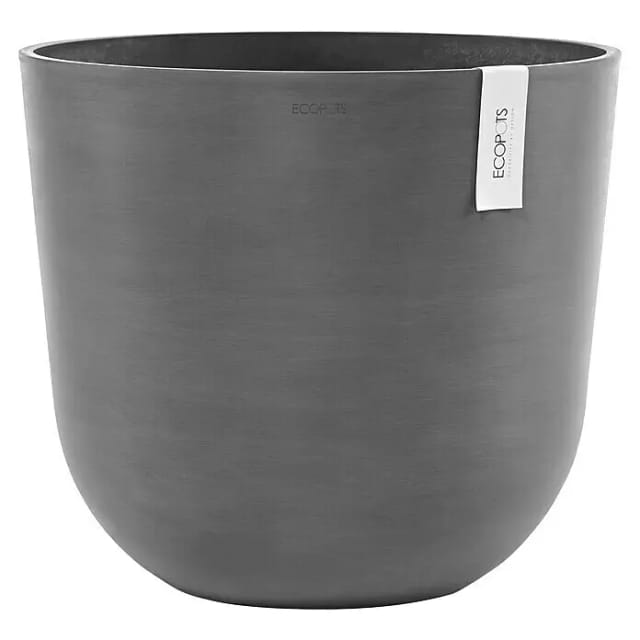 Ecopots Pflanztopf Oslo Grau 45 cm x 39,2 cm
